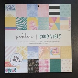 NEW Park Lane Good Vibes neon multicolor Cardstock- 7 Sheets